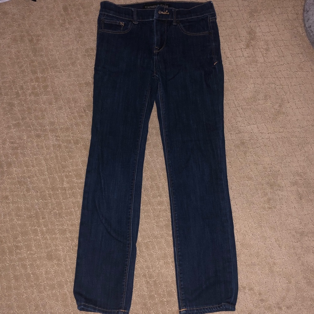 Express Denim Mid Rise Jeans Size 0 SHORT